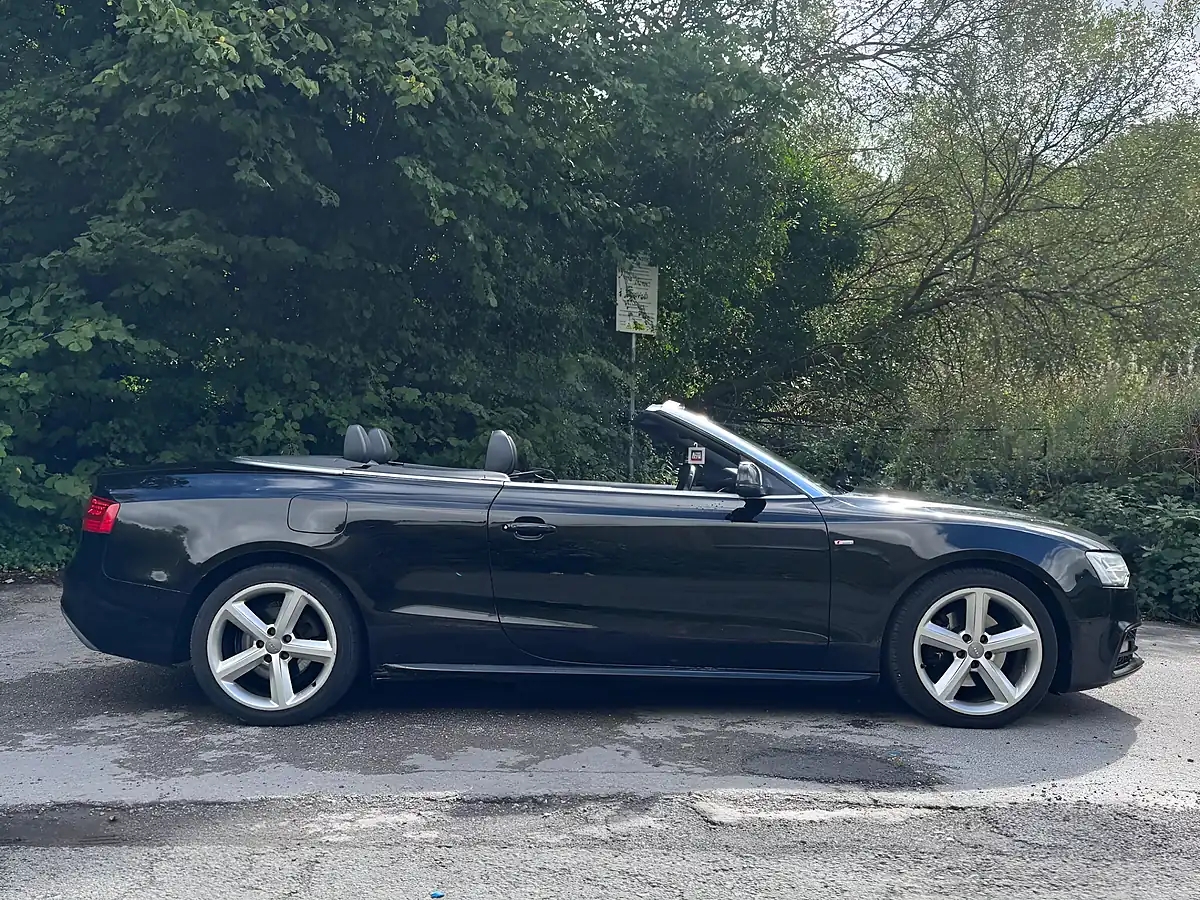 Used 2012 Audi A5 Cabriolet S Line Black - Interior and Exterior details 9