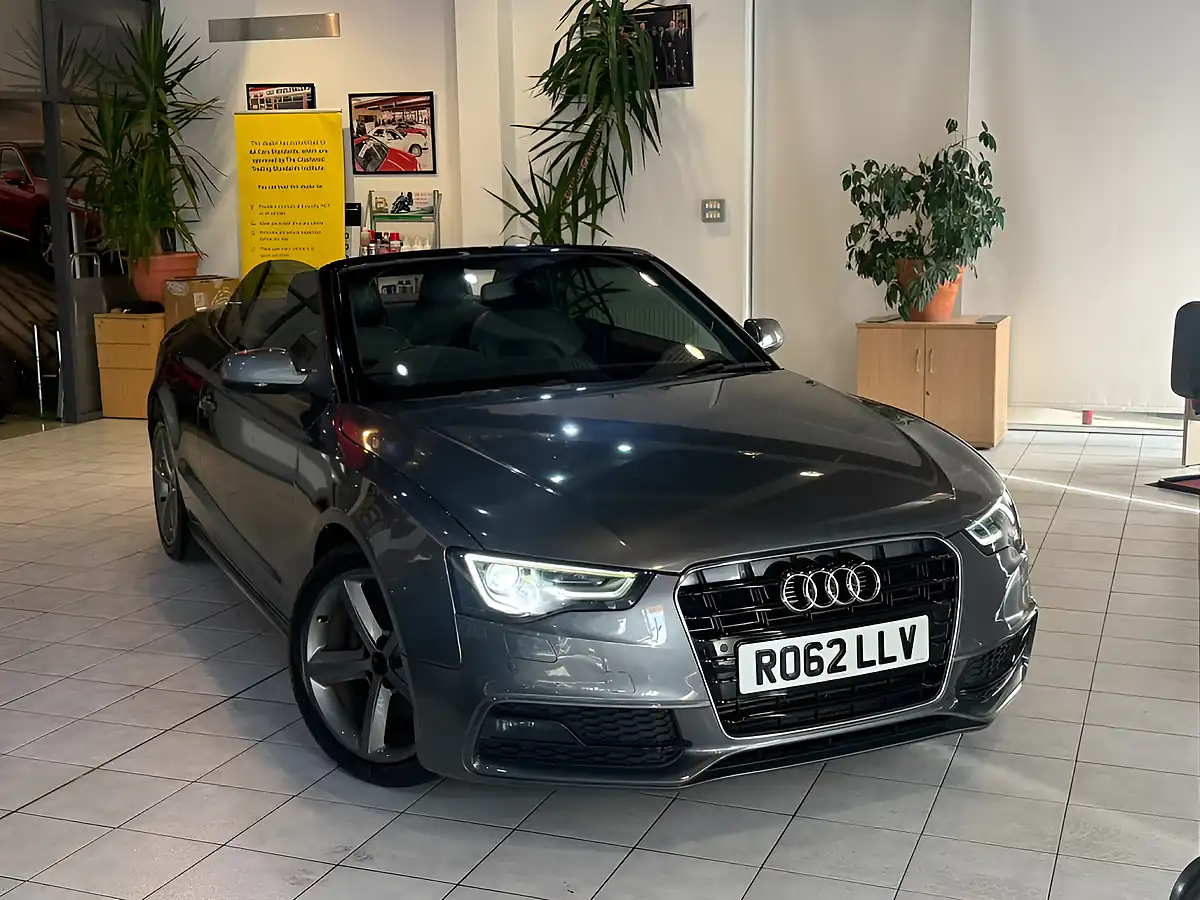 Used 2012 Audi A5 Cabriolet S Line Grey - Front View