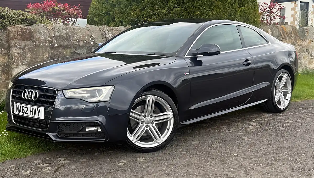 Used 2012 Audi A5 S Line Moonlight Blue Metallic - Front View