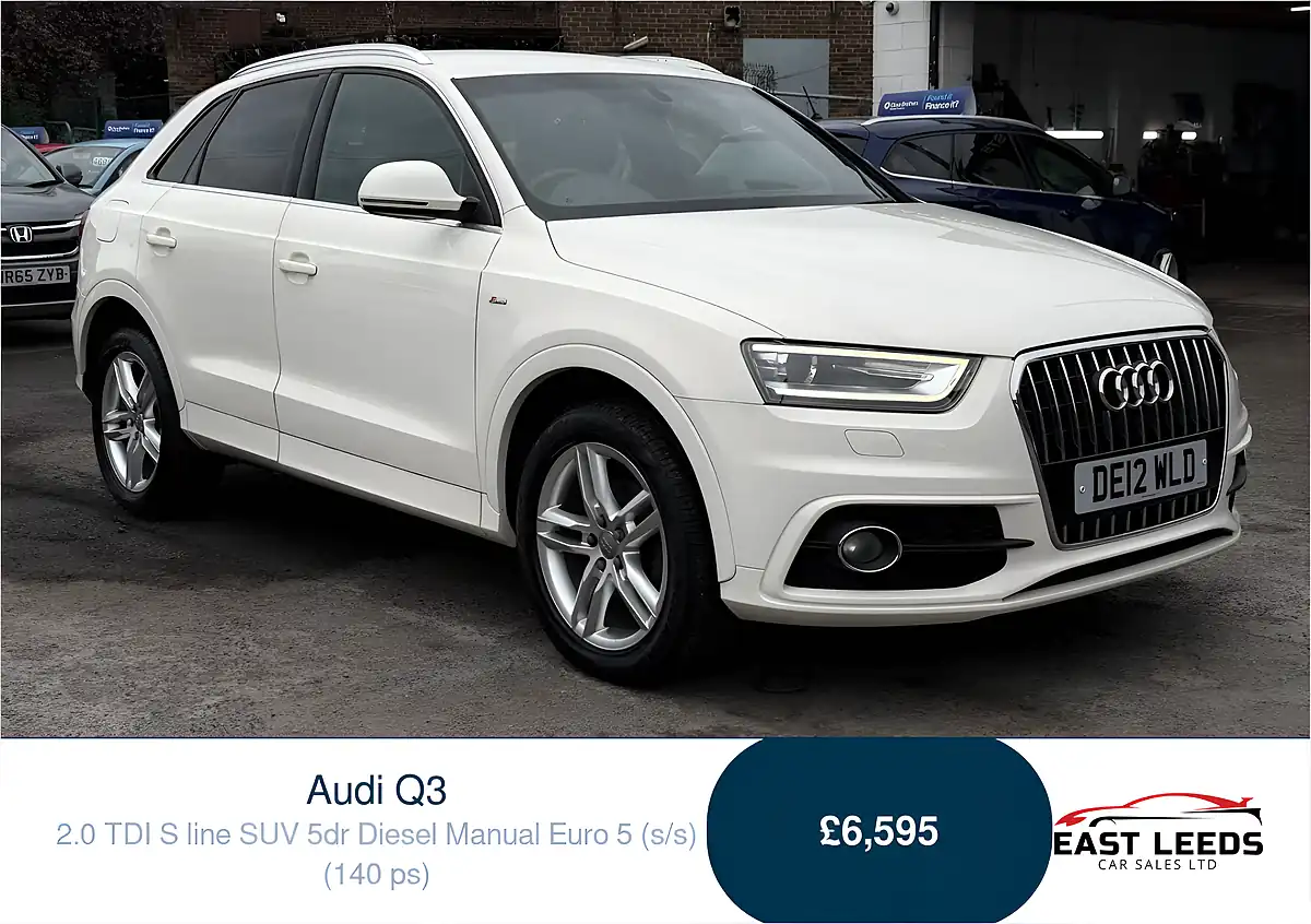 Used 2012 Audi Q3 S Line White - Front View