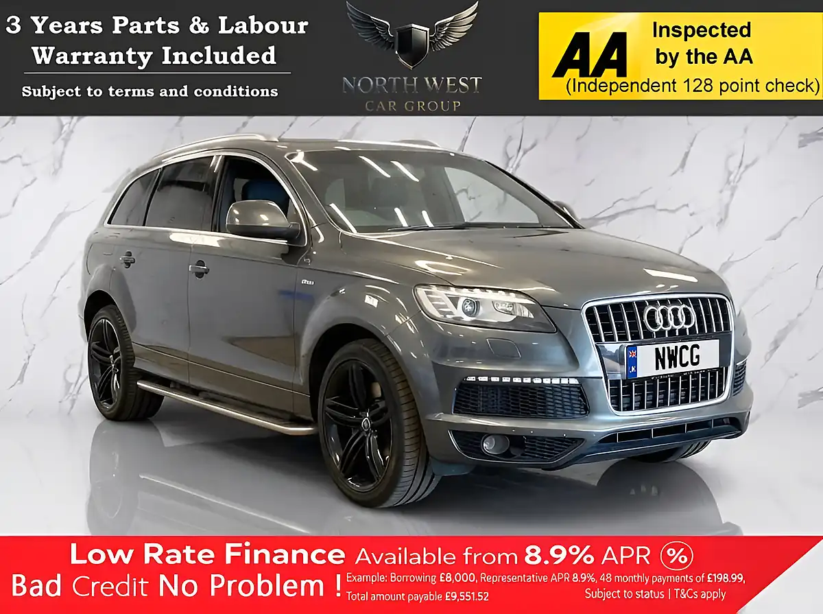 Used 2012 Audi Q7 S Line Plus Grey - Front View