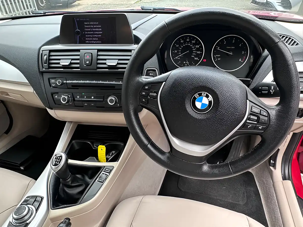 Used 2012 BMW 1 Series Efficientdynamics Crimson Red - Interior and Exterior details 11