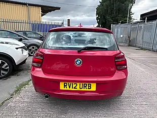 Used 2012 BMW 1 Series Efficientdynamics Crimson Red - Interior and Exterior details 2