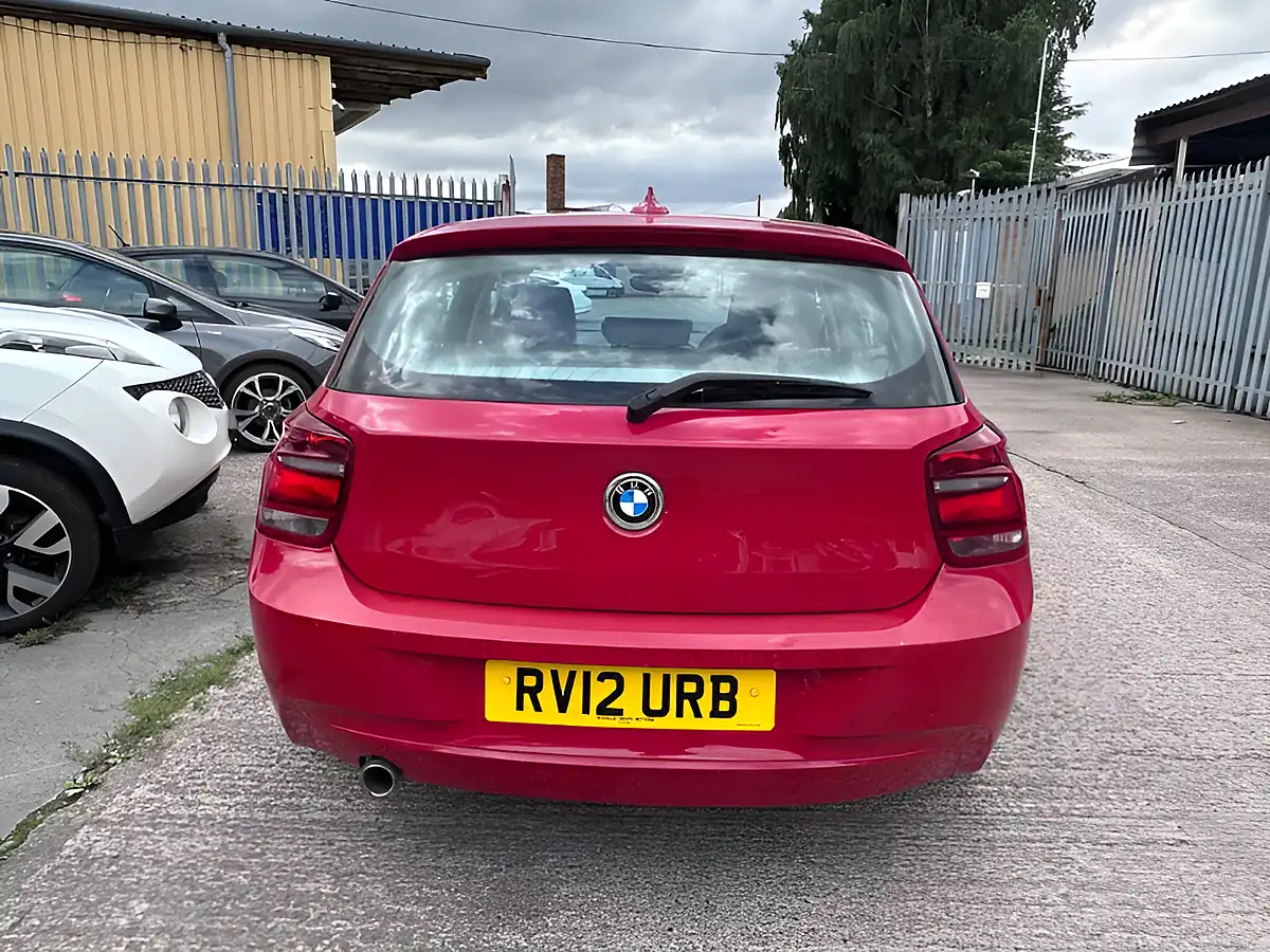 Used 2012 BMW 1 Series Efficientdynamics Crimson Red - Interior and Exterior details 2