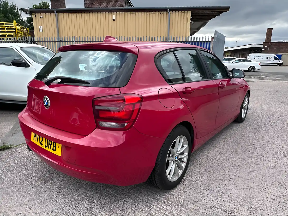 Used 2012 BMW 1 Series Efficientdynamics Crimson Red - Interior and Exterior details 5