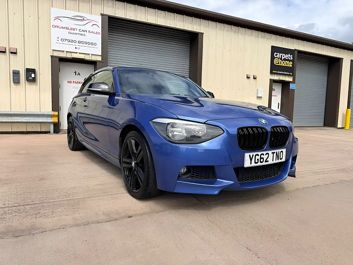 Used 2012 BMW 1 Series M Sport Blue - Front View