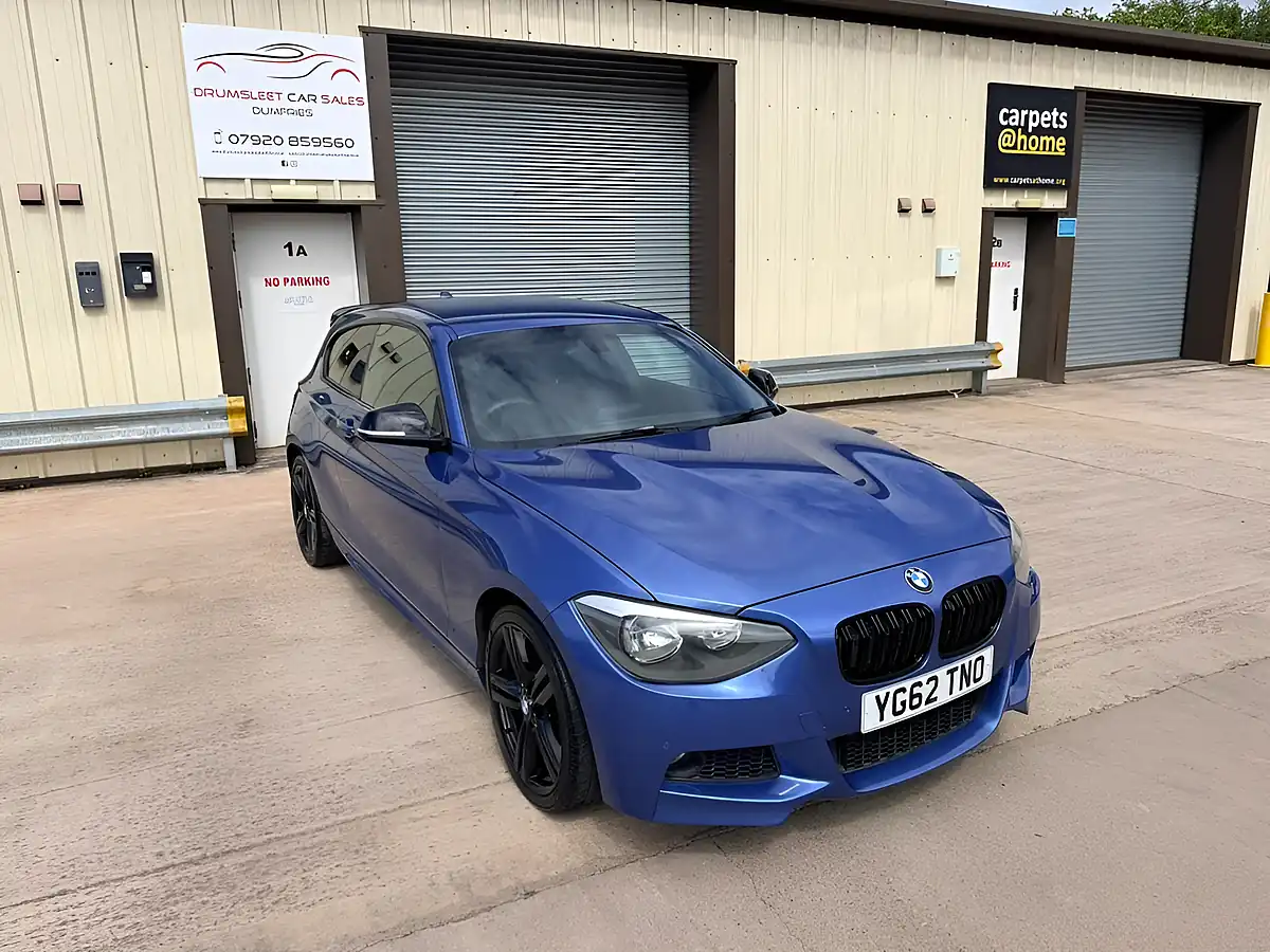 Used 2012 BMW 1 Series M Sport Blue - Interior and Exterior details 2