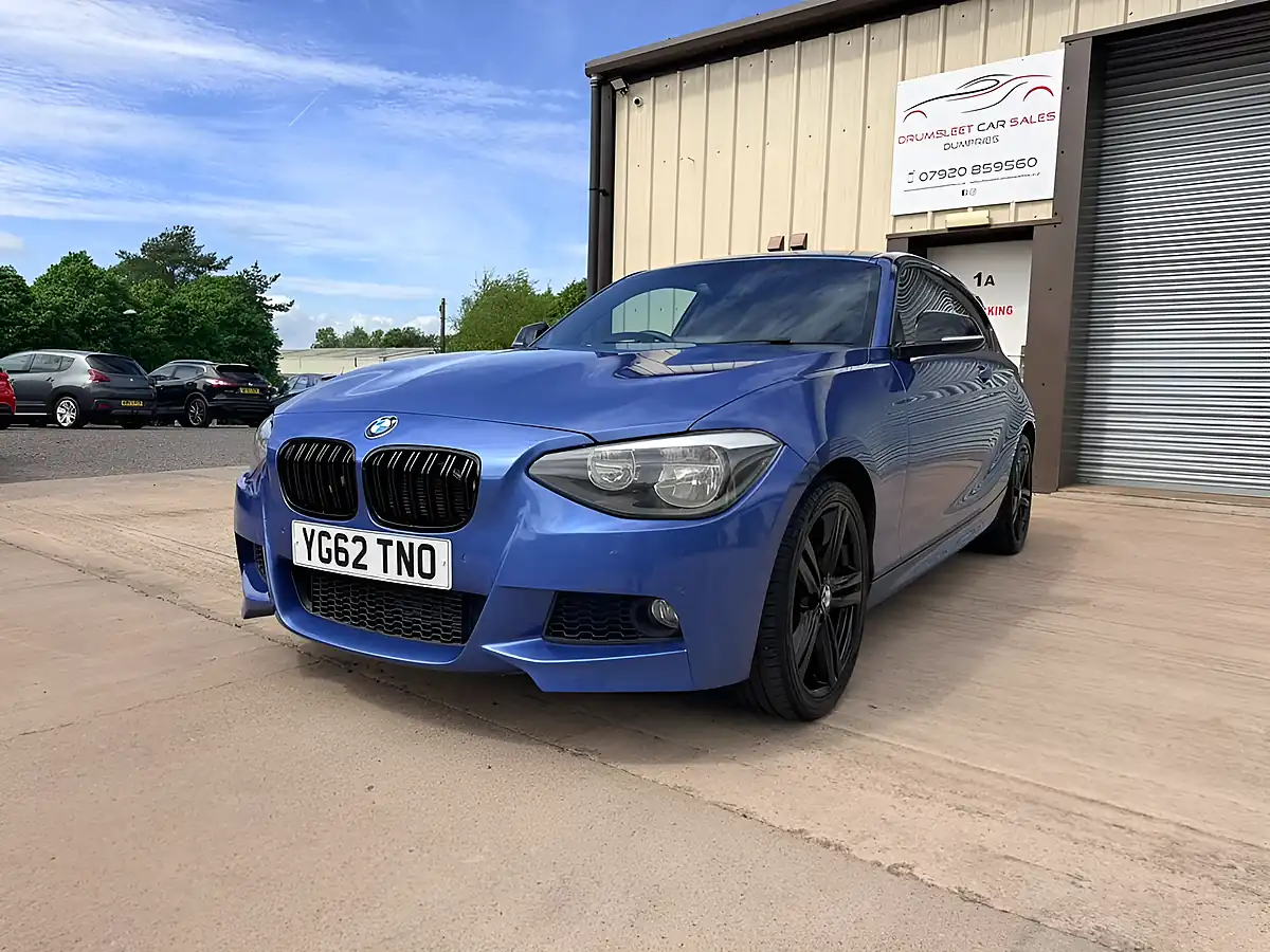 Used 2012 BMW 1 Series M Sport Blue - Interior and Exterior details 4