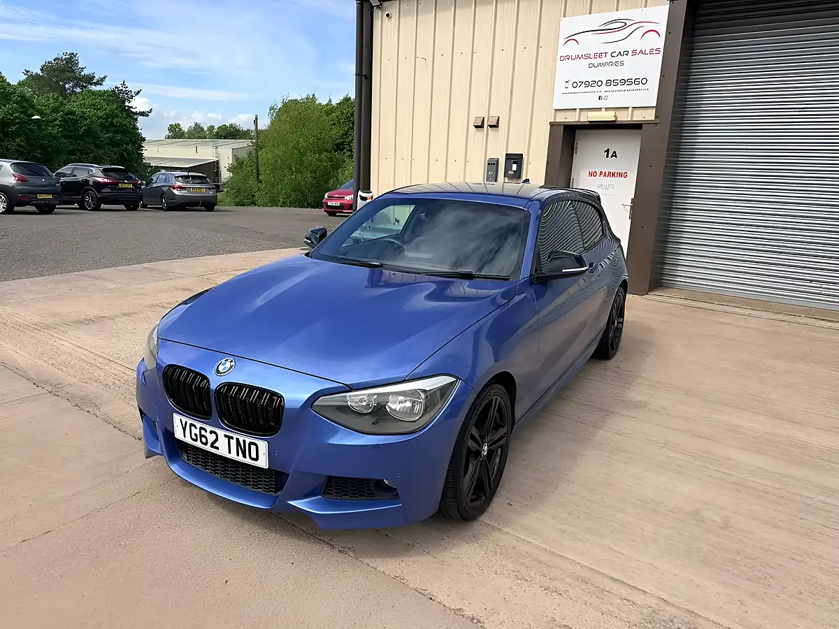 Used 2012 BMW 1 Series M Sport Blue - Interior and Exterior details 5