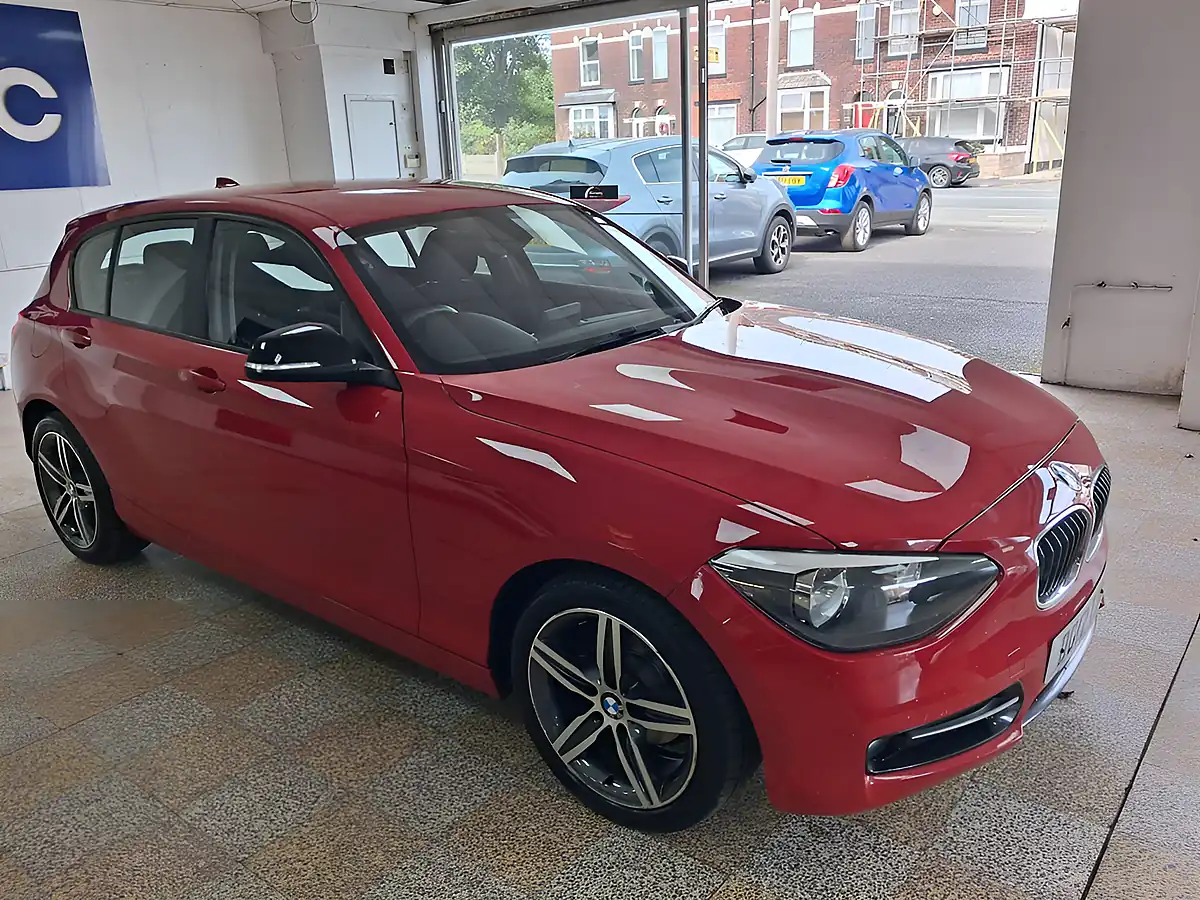 Used 2012 BMW 1 Series Sport Crimson Red - Front View
