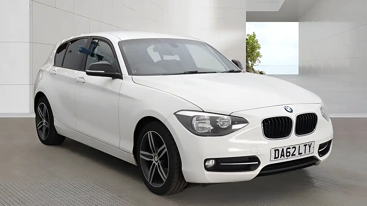 Used 2012 BMW 1 Series Sport White - Front View