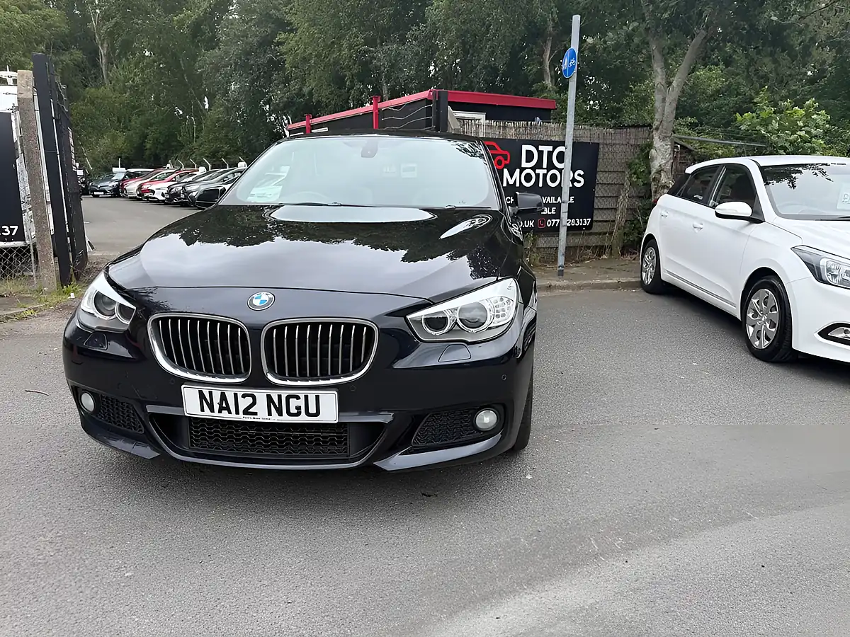 Used 2012 BMW 5 Series Gran Turismo M Sport GT Black - Front View