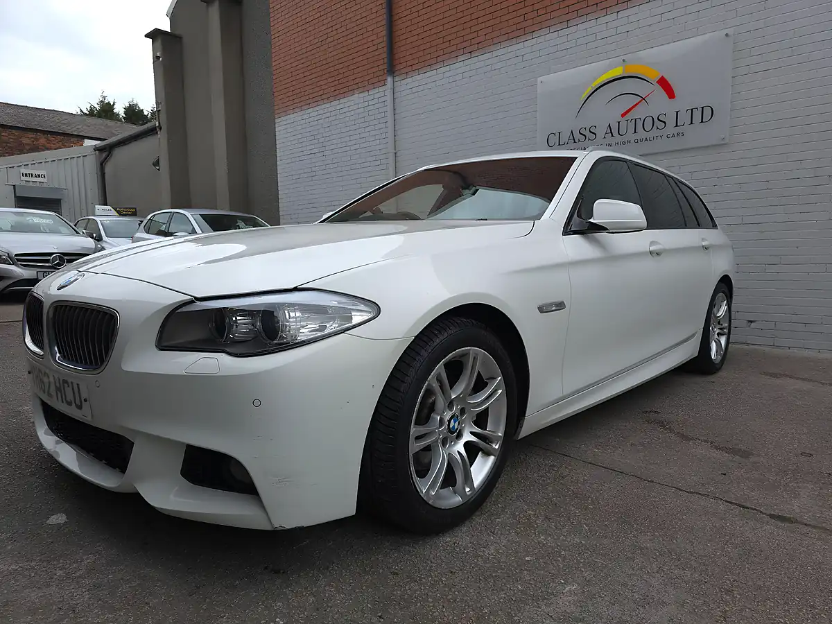 Used 2012 BMW 5 Series M Sport Touring White - Interior and Exterior details 3