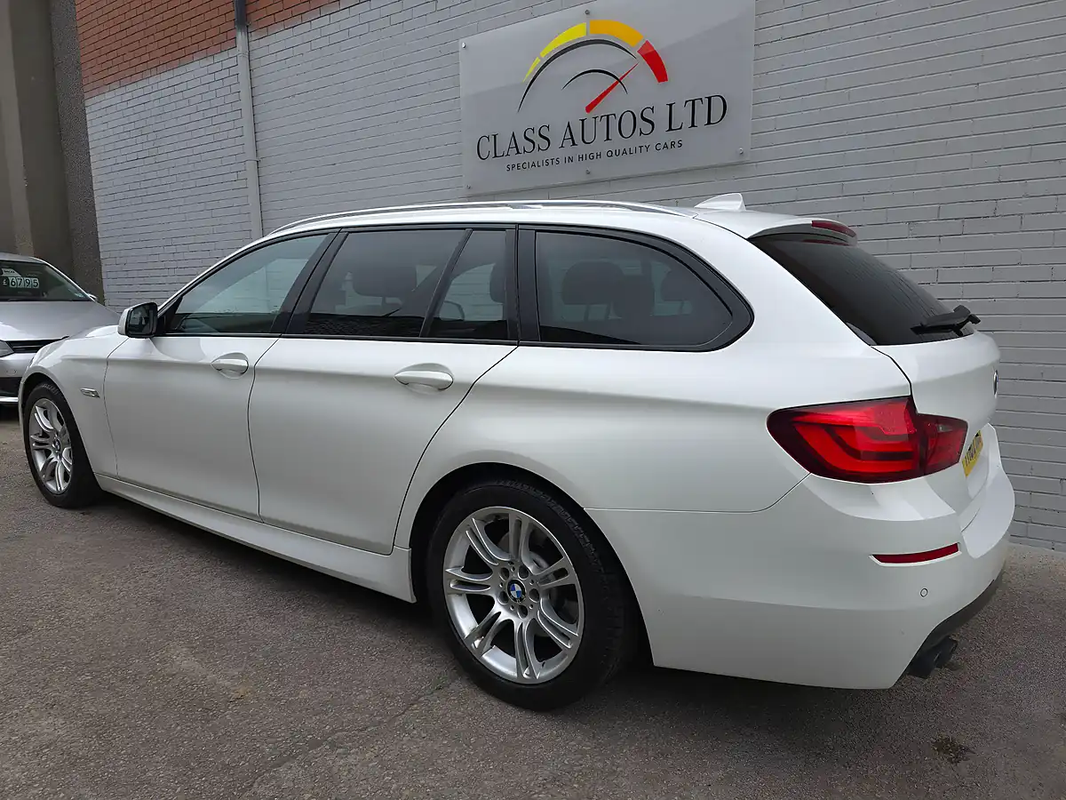 Used 2012 BMW 5 Series M Sport Touring White - Interior and Exterior details 4
