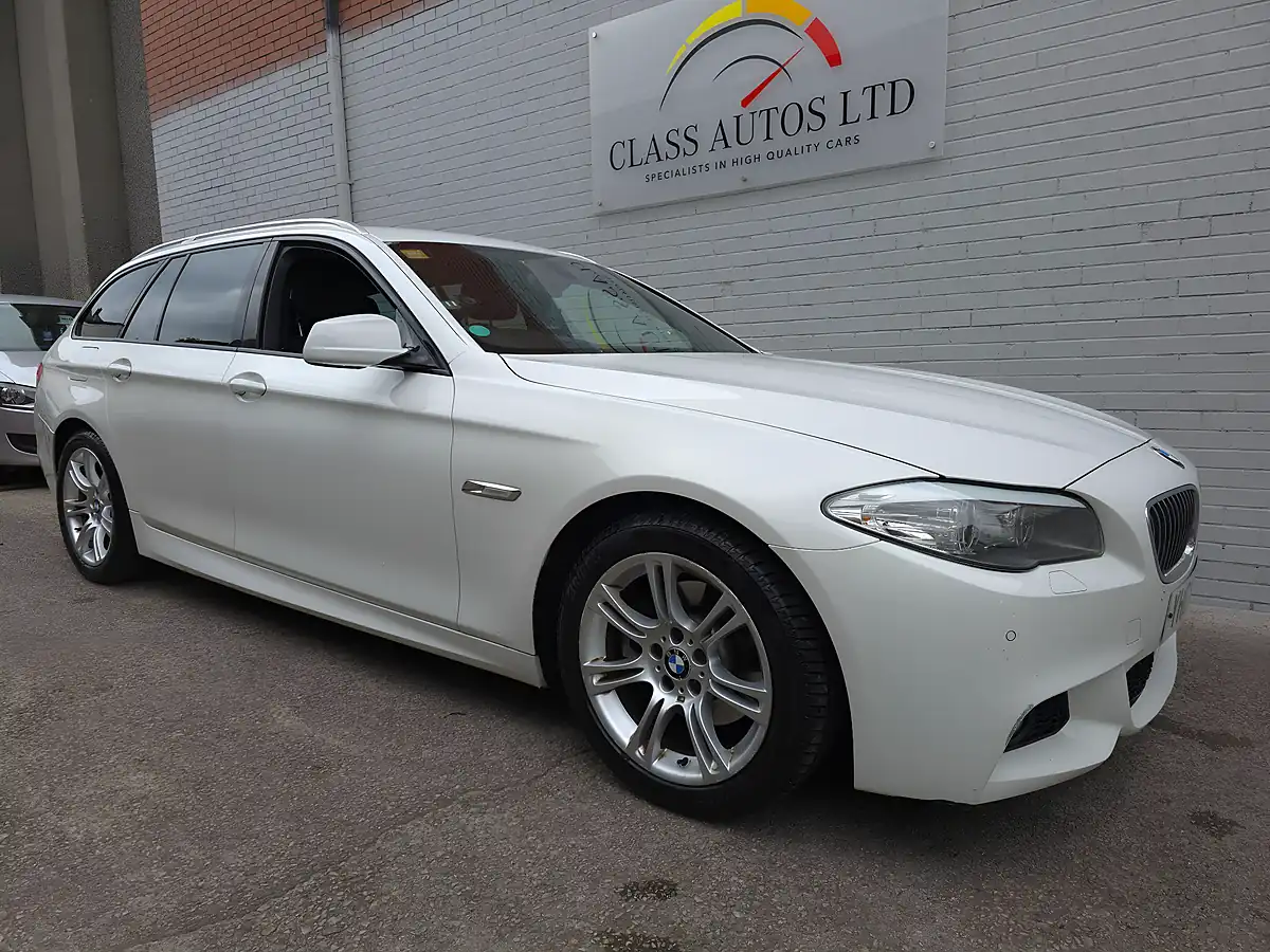 Used 2012 BMW 5 Series M Sport Touring White - Interior and Exterior details 5