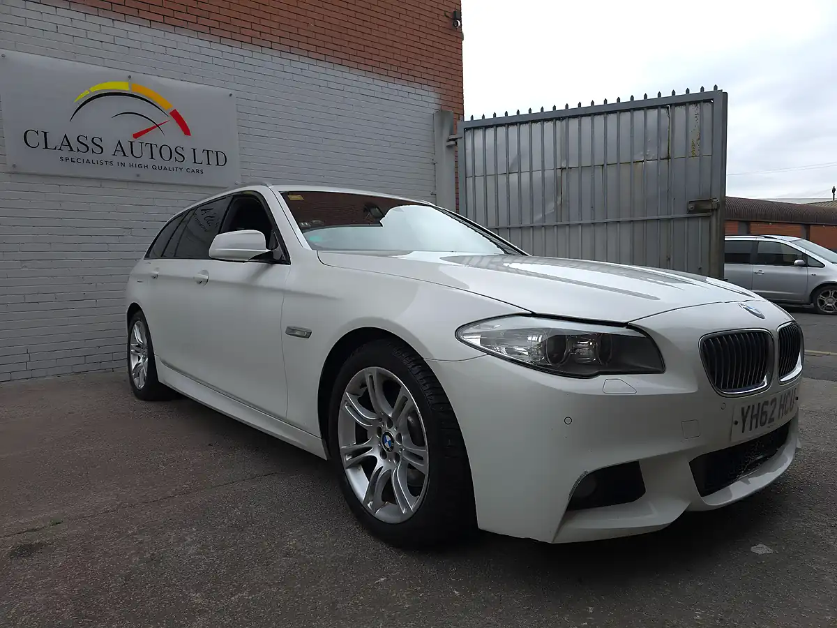 Used 2012 BMW 5 Series M Sport Touring White - Interior and Exterior details 6