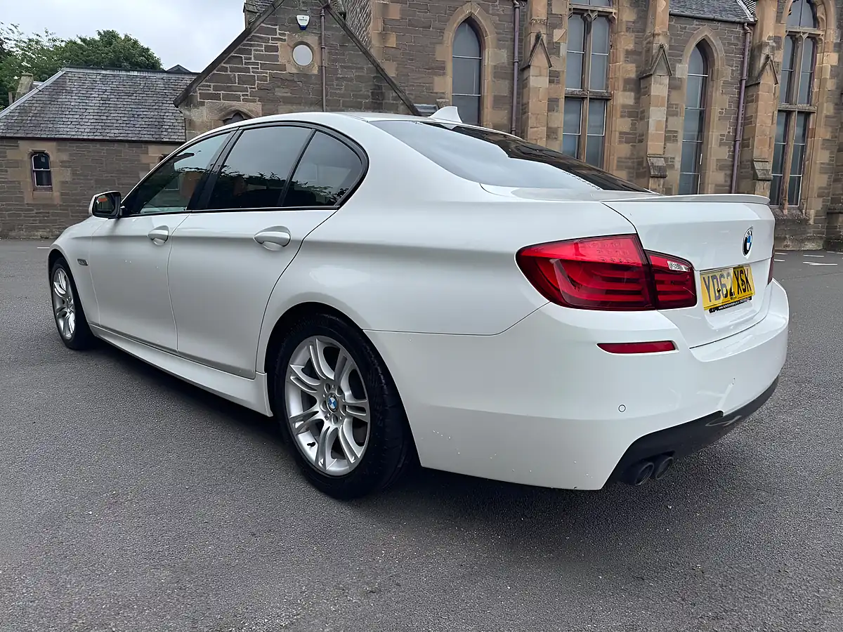 Used 2012 BMW 5 Series M Sport White - Interior and Exterior details 4