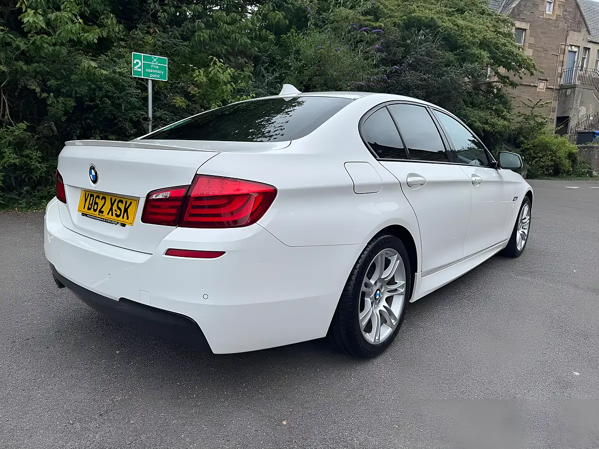 Used 2012 BMW 5 Series M Sport White - Interior and Exterior details 5