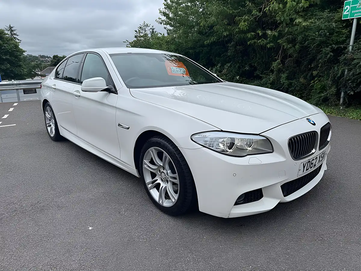 Used 2012 BMW 5 Series M Sport White - Interior and Exterior details 9
