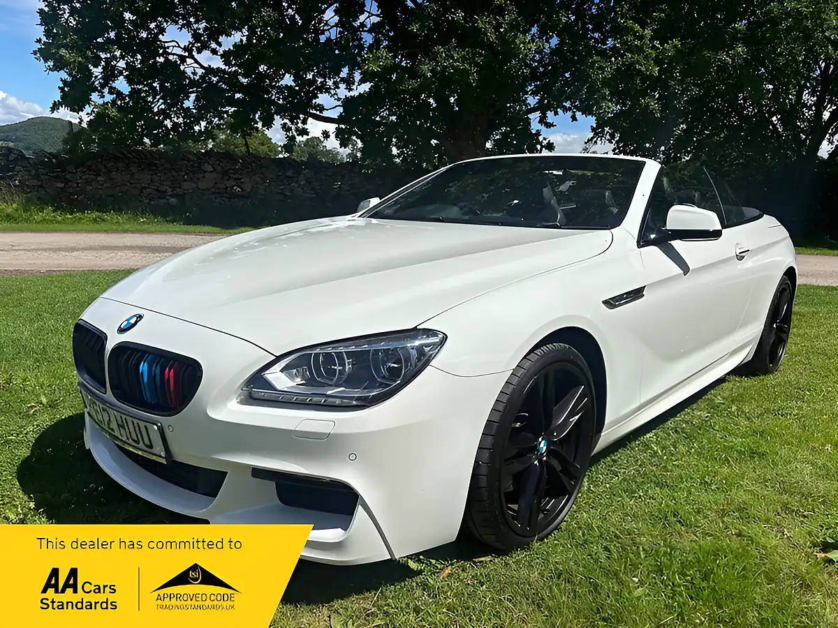 Used 2012 BMW 6 Series M Sport Alpine White - Front View
