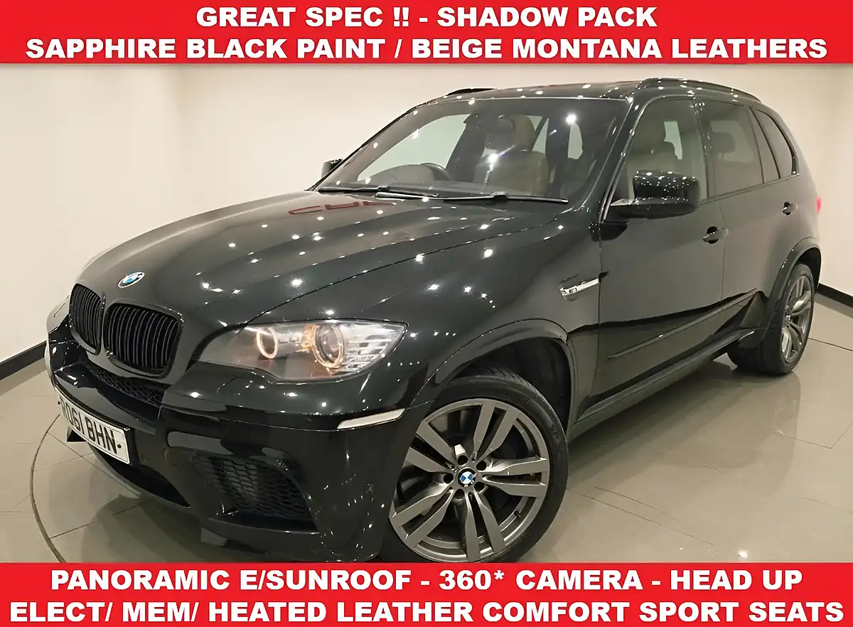 Used 2012 BMW X5 M Black - Front View