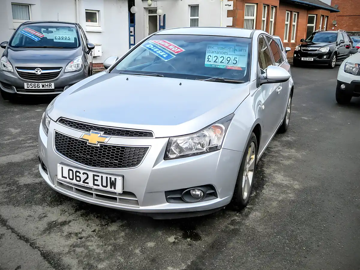 Used 2012 Chevrolet Cruze Ltz Metallic Silver - Front View