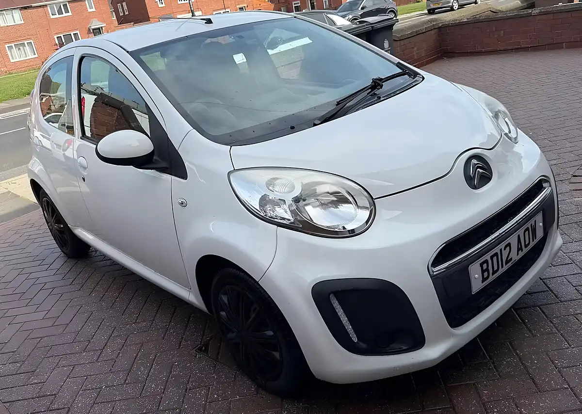 Used 2012 Citroen C1 Vtr White - Front View
