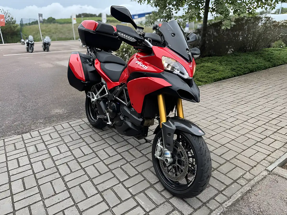 Used 2012 Ducati Multistrada 1200 S Tourin Red - Interior and Exterior details 3