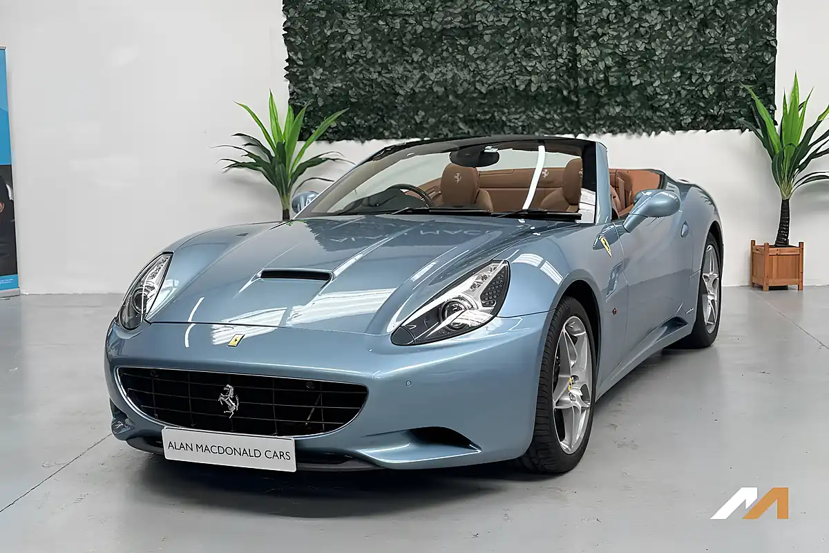Used 2012 Ferrari California Convertible Blue - Front View