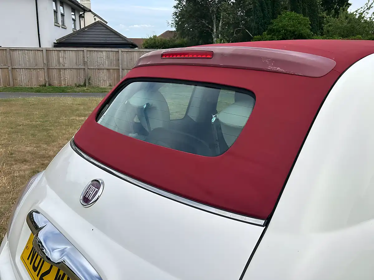 Used 2012 Fiat 500 C Lounge White - Interior and Exterior details 12