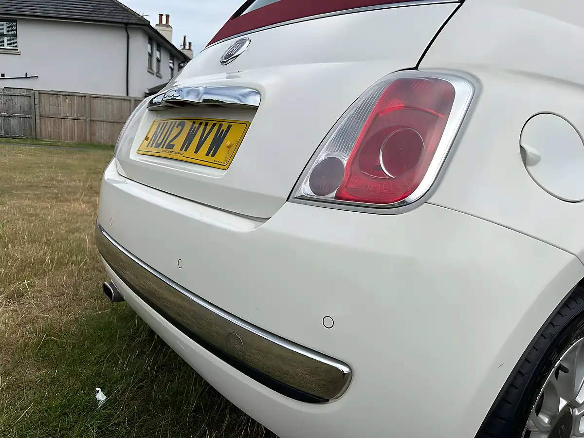Used 2012 Fiat 500 C Lounge White - Interior and Exterior details 13