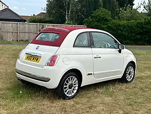 Used 2012 Fiat 500 C Lounge White - Interior and Exterior details 5