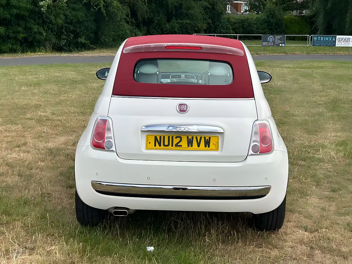 Used 2012 Fiat 500 C Lounge White - Interior and Exterior details 6
