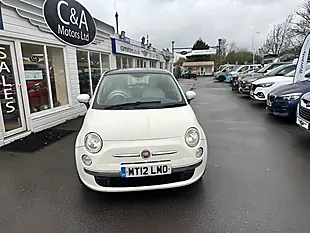 Used 2012 Fiat 500 Lounge White - Interior and Exterior details 2