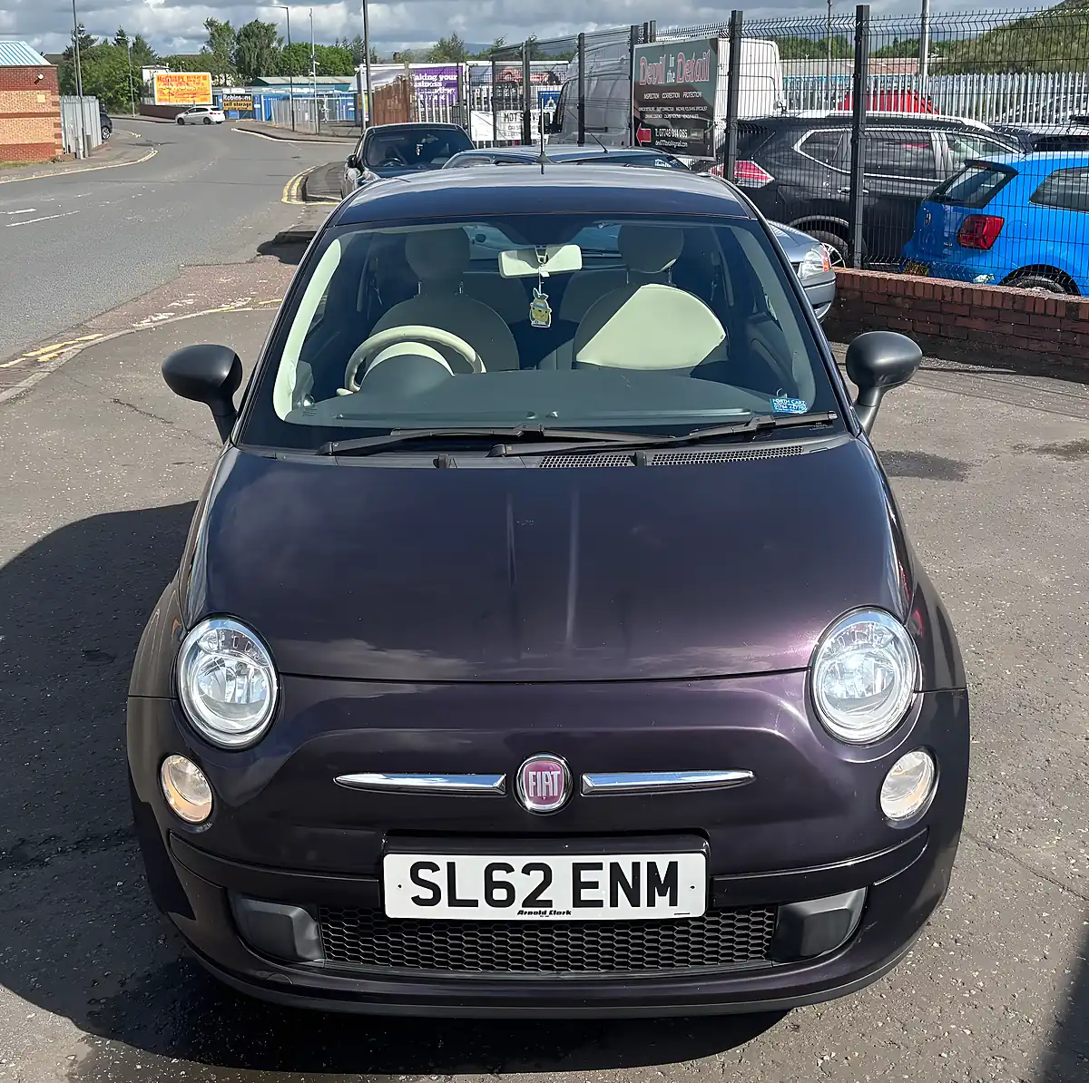 Used 2012 Fiat 500 Pop Blue - Interior and Exterior details 5