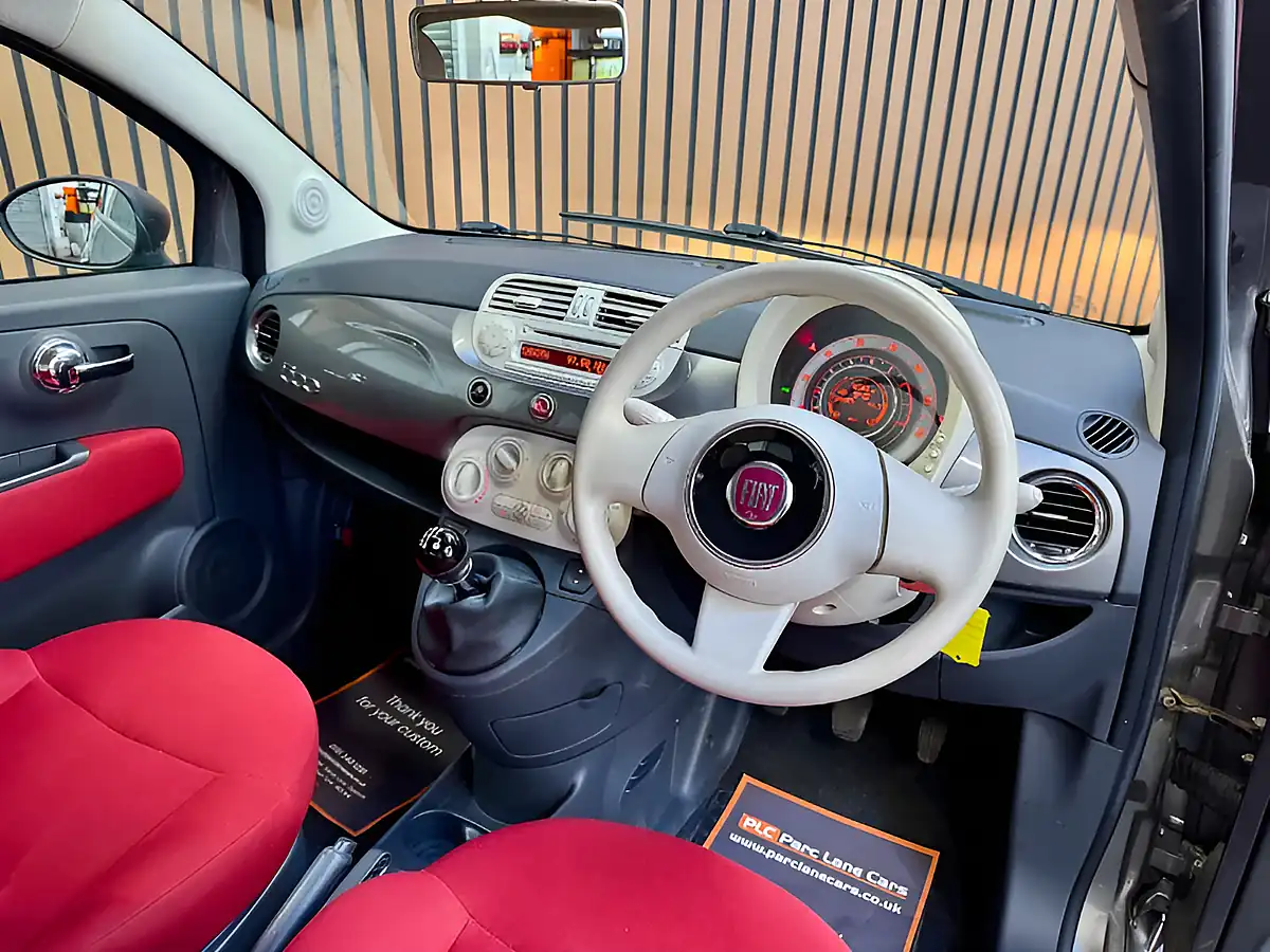 Used 2012 Fiat 500 Pop Electroclash Grey - Interior and Exterior details 11