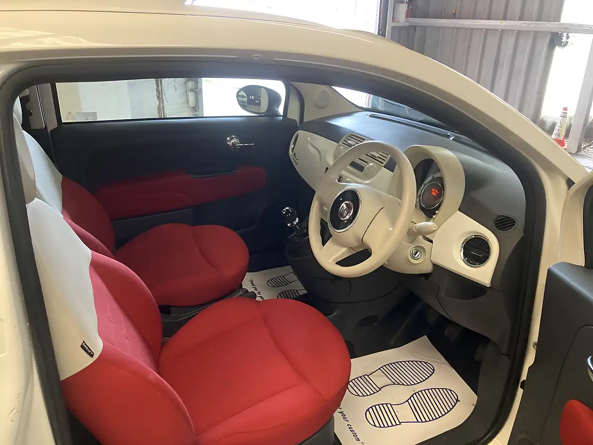 Used 2012 Fiat 500 Pop White - Interior and Exterior details 8