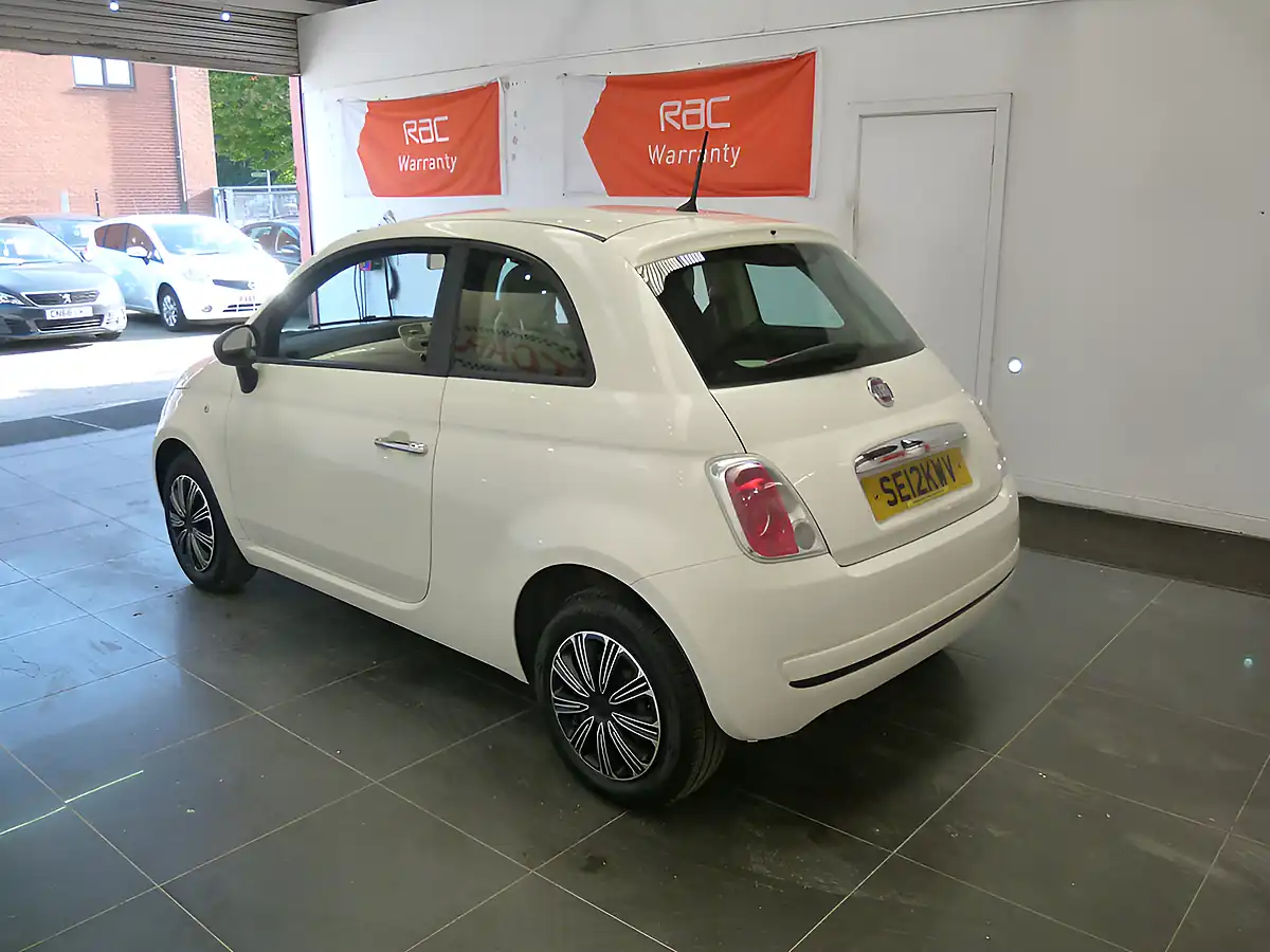 Used 2012 Fiat 500 Pop White - Interior and Exterior details 6