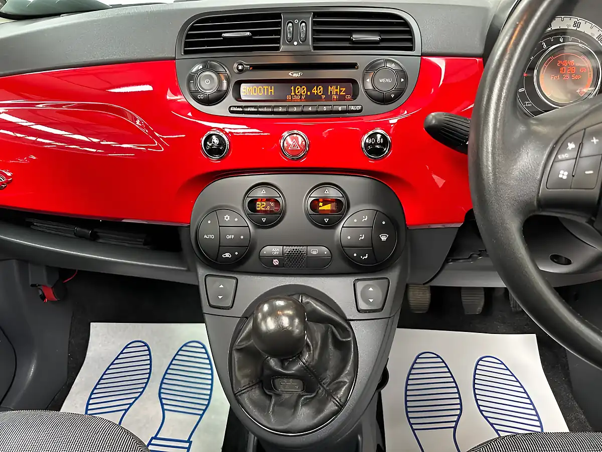 Used 2012 Fiat 500c Lounge Pasodoble Red - Interior and Exterior details 12