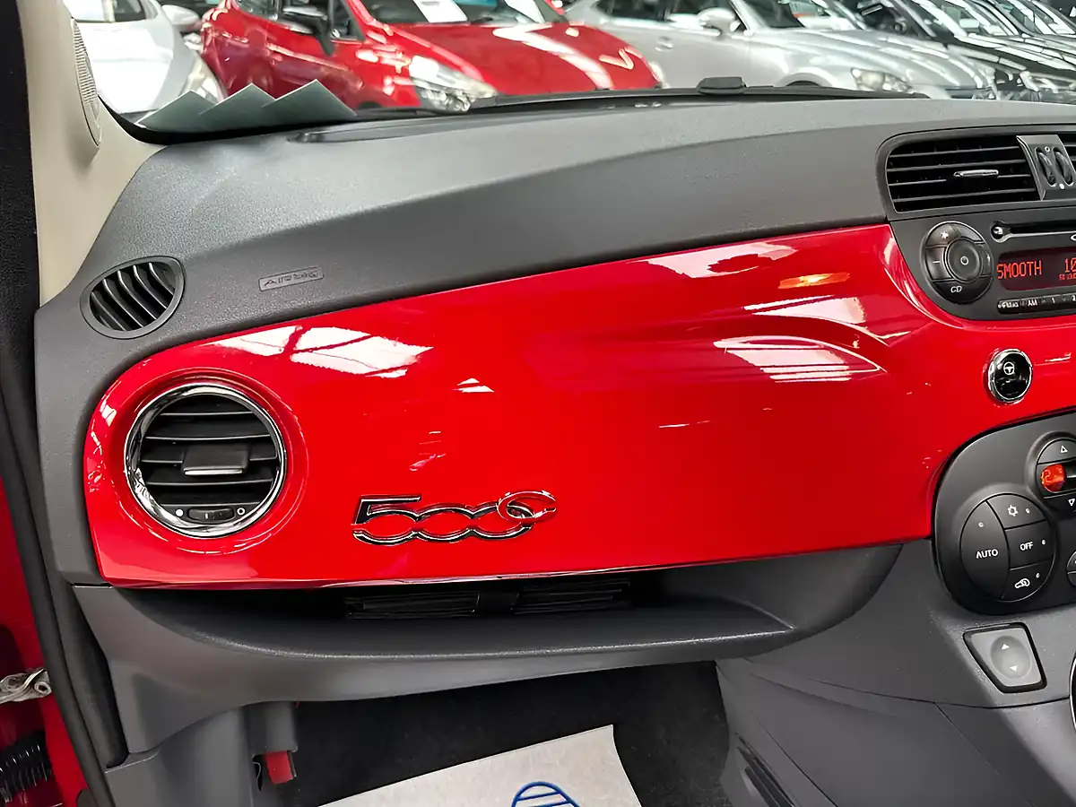 Used 2012 Fiat 500c Lounge Pasodoble Red - Interior and Exterior details 16