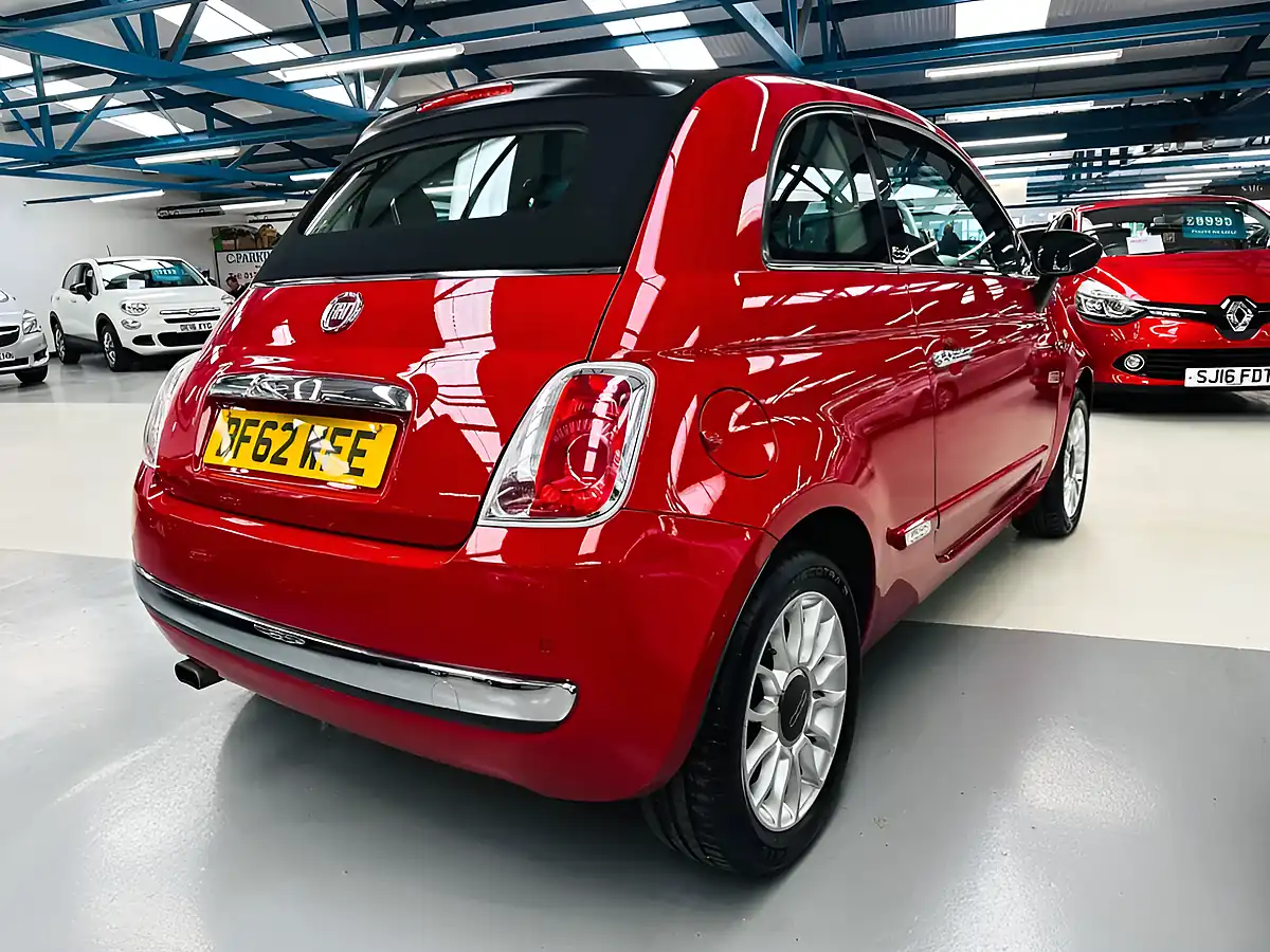Used 2012 Fiat 500c Lounge Pasodoble Red - Interior and Exterior details 5