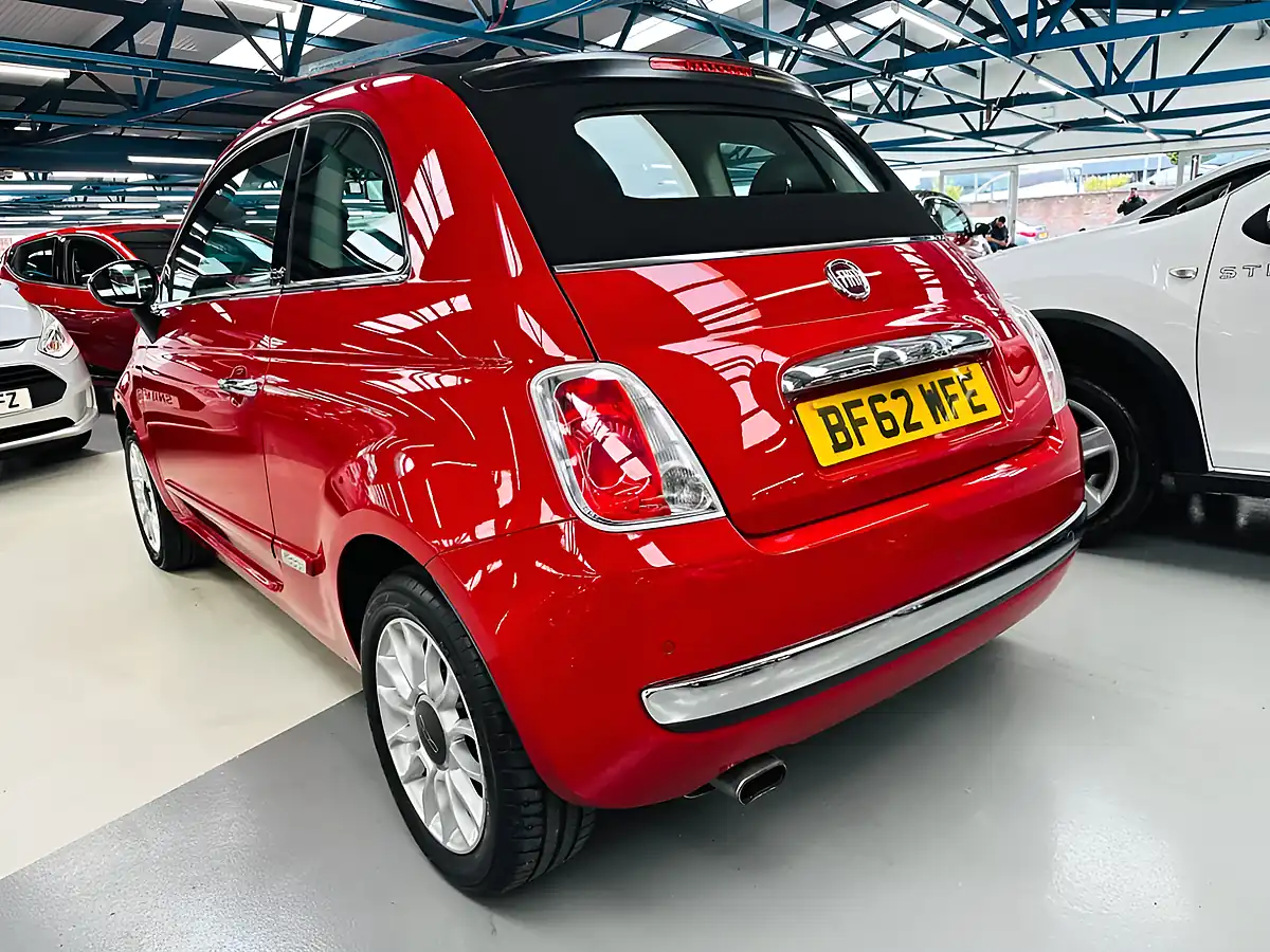 Used 2012 Fiat 500c Lounge Pasodoble Red - Interior and Exterior details 6