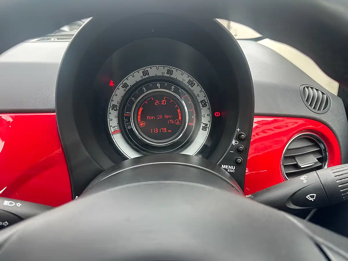 Used 2012 Fiat 500c Lounge Red - Interior and Exterior details 16