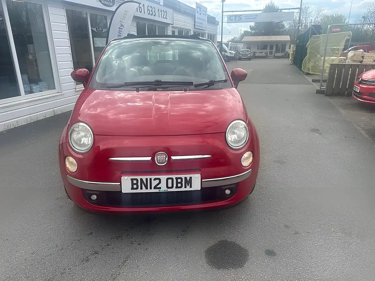 Used 2012 Fiat 500c Lounge Red - Interior and Exterior details 2
