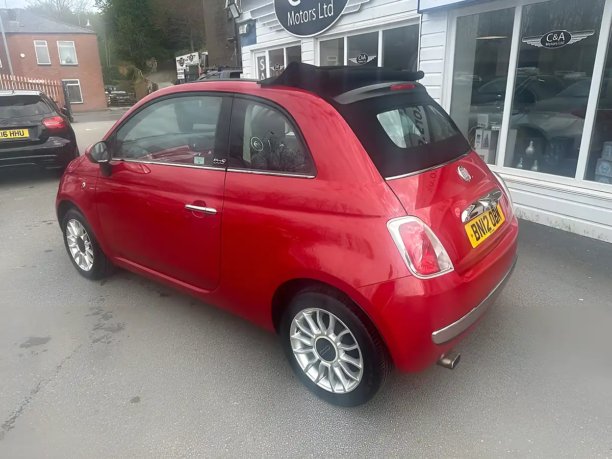Used 2012 Fiat 500c Lounge Red - Interior and Exterior details 5
