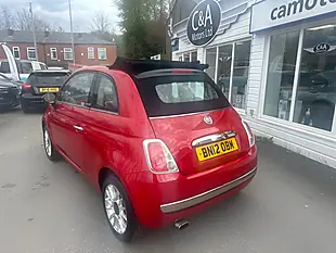 Used 2012 Fiat 500c Lounge Red - Interior and Exterior details 6