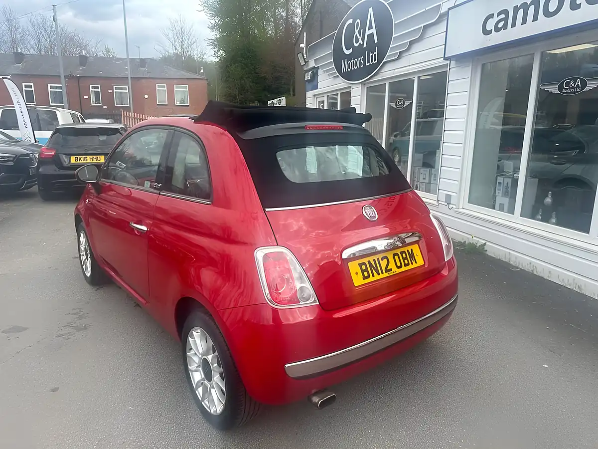 Used 2012 Fiat 500c Lounge Red - Interior and Exterior details 6