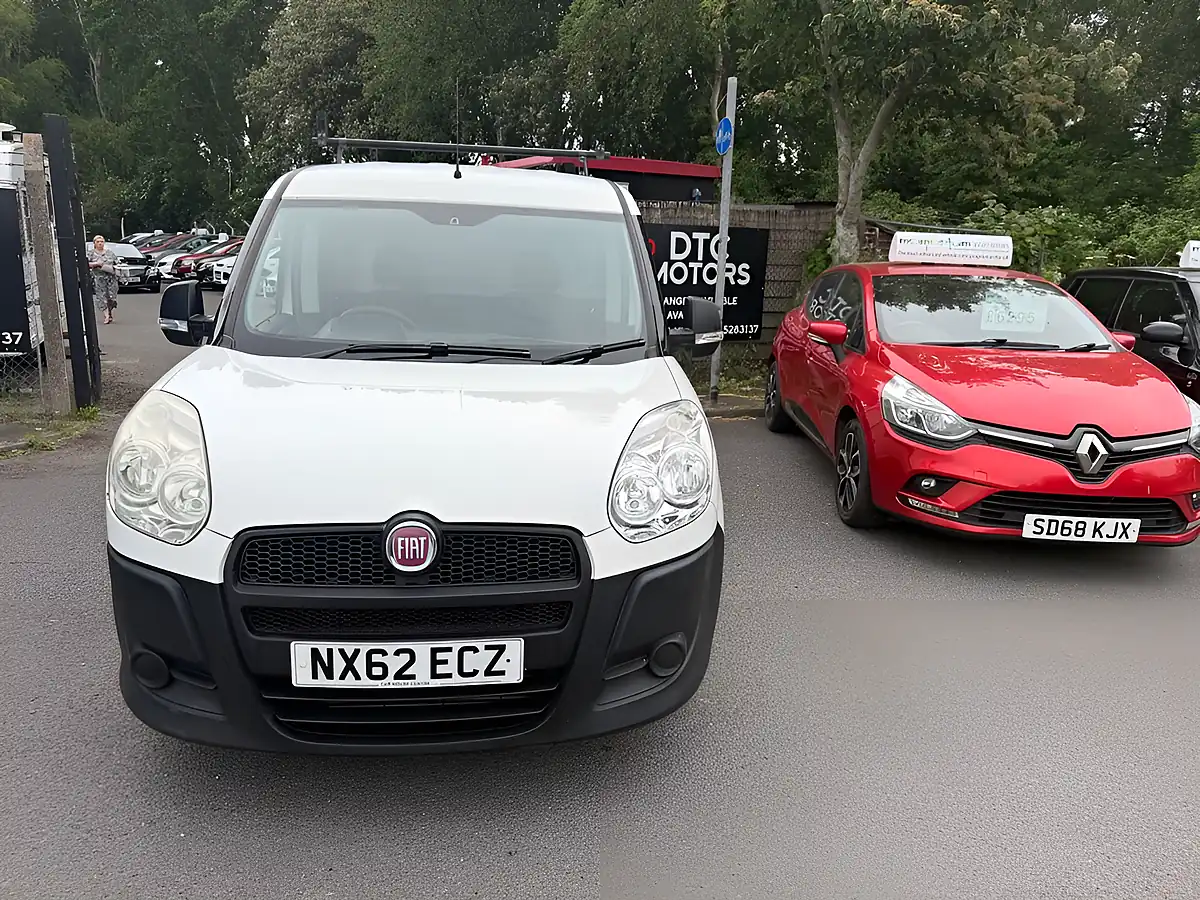 Used 2012 Fiat Doblo Panel Van White - Front View