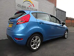 Used 2012 Ford Fiesta Zetec Blue - Interior and Exterior details 4