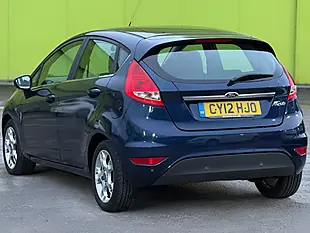 Used 2012 Ford Fiesta Zetec Blue - Interior and Exterior details 5